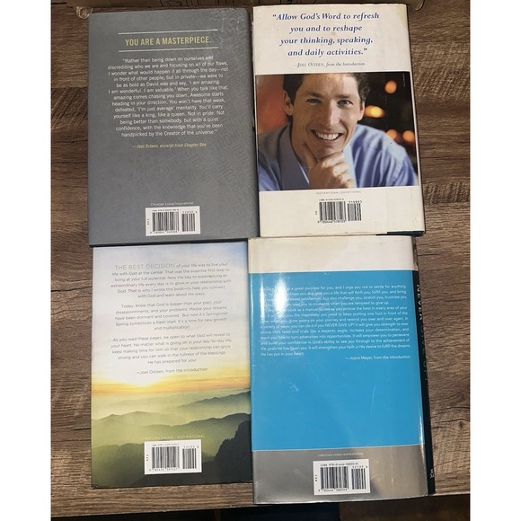 Joel Osteen Book Lot- 3 Joel Osteen 1 Joyce Meyer - Picture 3 of 3